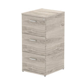 Impulse 3 Drawer Filing Cabinet Grey Oak I003242 DD